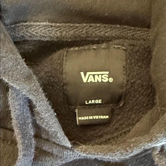 Vans 'Freezing Cold' back print hoodie in black Size L - Picture 2 of 10